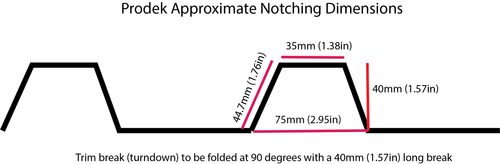 Prodek Flashing Notcher